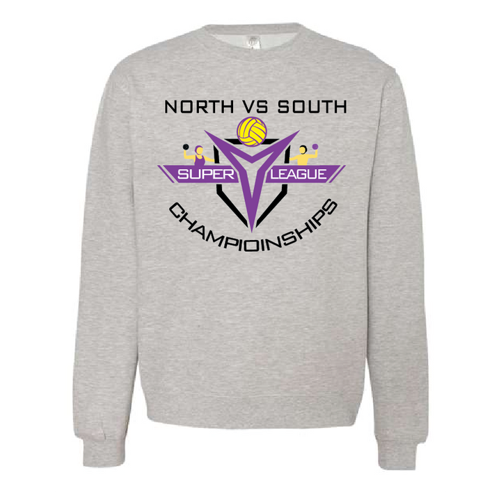 Super League Crewneck - Heather Gray RYTE Sport