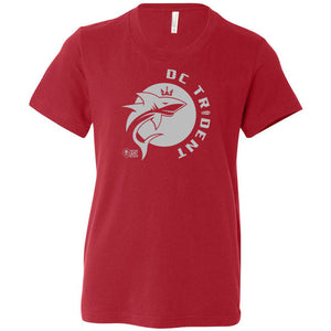 DC Trident - Red Youth Short Sleeve Crewneck Jersey Tee RYTE Sport