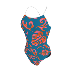 Womens Open Back Swimsuit Hawaiian Womens Open Back Swimsuit. (x 1) Custom