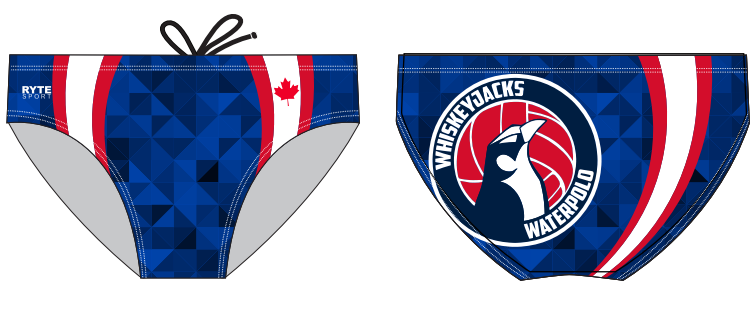 Whiskeyjacks 2022 Men's Swim And Water Polo Brief RYTE Sport