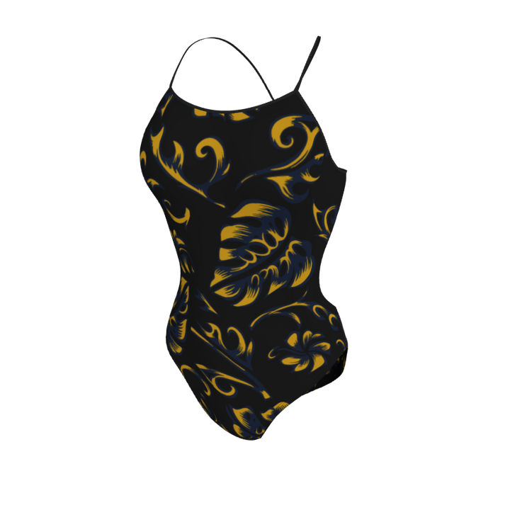Womens Open Back Swimsuit Hawaiian Womens Open Back Swimsuit. (x 1) Custom