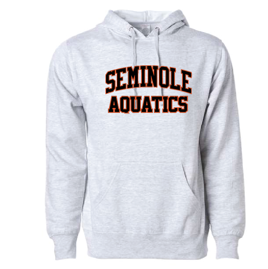 Seminole Aquatics Collegiate hoodie - Heather Gray