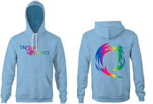 Trojan Aquatics Hoodie Light Blue RYTE Sport