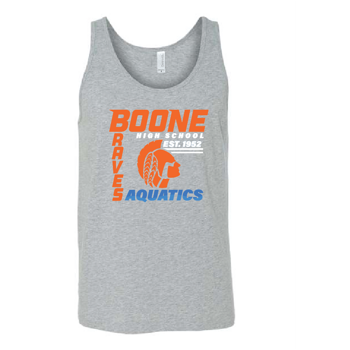 Boone Aquatics Unisex Tank Top - Heather Gray RYTE Sport