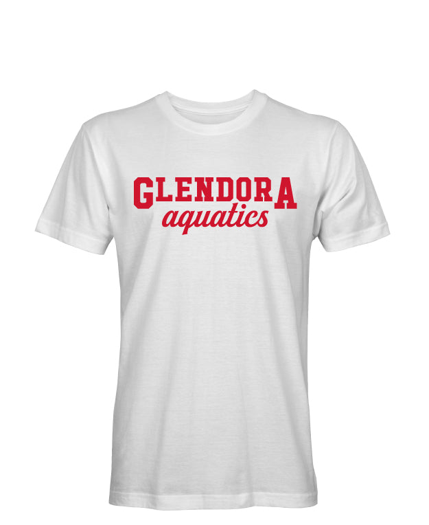 Glendora Aquatics Youth Tee White