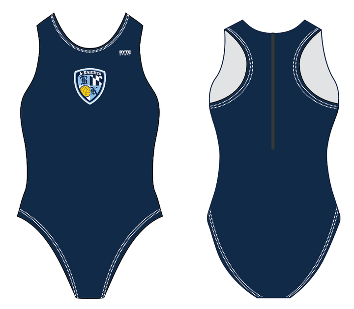 Jr Knights Solid girls suit - Navy RYTE Sport