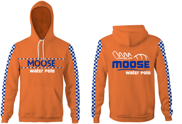 Moose Water Polo Club Unisex 2022 Orange Hooded Sweatshirt RYTE Sport