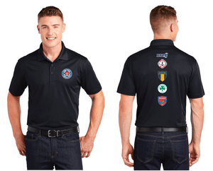 Shore Greece Polo Shirt - Black RYTE Sport