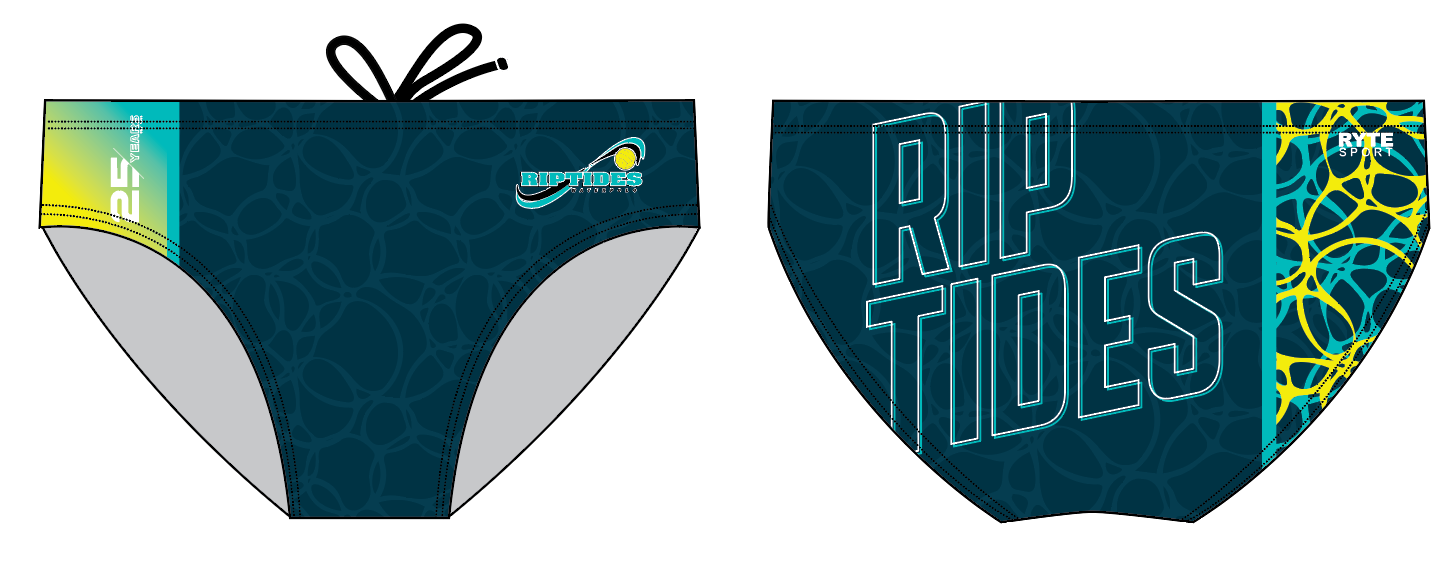 Riptides 25th Water Polo Brief RYTE Sport