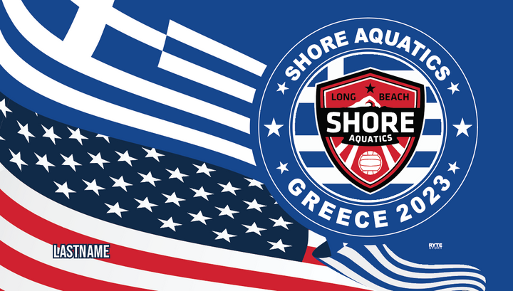CUSTOM Shore Greece Towel RYTE Sport