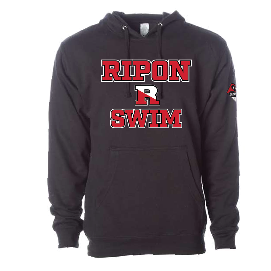 Ripon Swim Team Hoodie 2023 - Black RYTE Sport