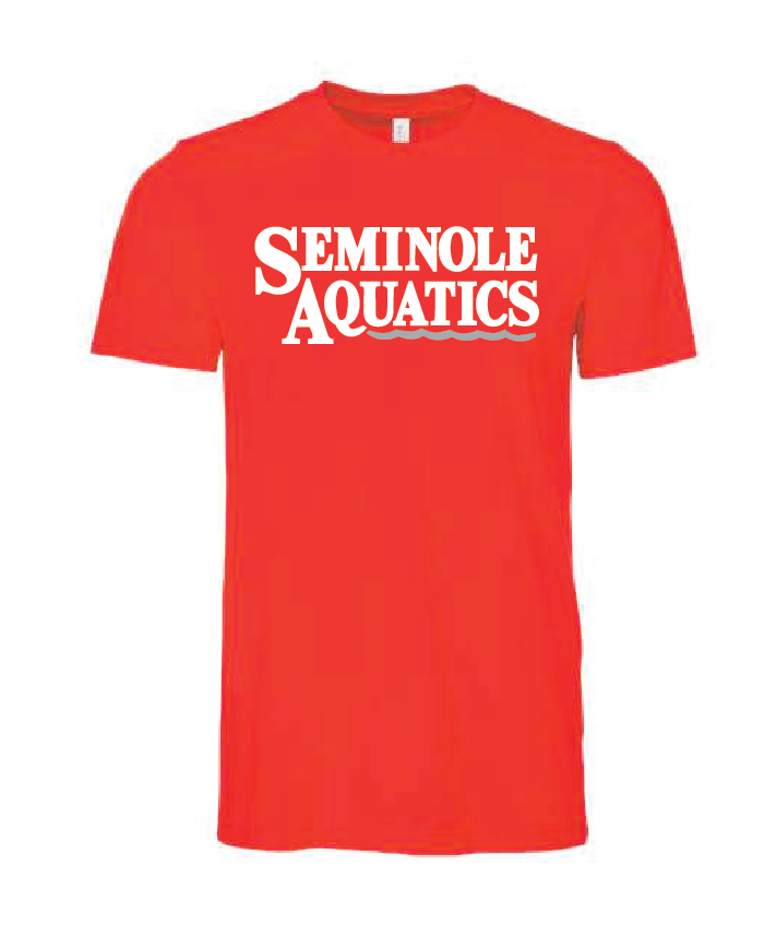 Seminole Aquatics Tee - Poppy RYTE Sport
