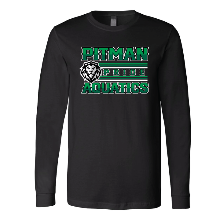Pitman Swim Long Sleeve Tee - Black RYTE Sport