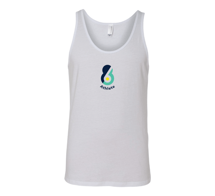 6-8 Athlete White Unisex Jersey Tank RYTE Sport