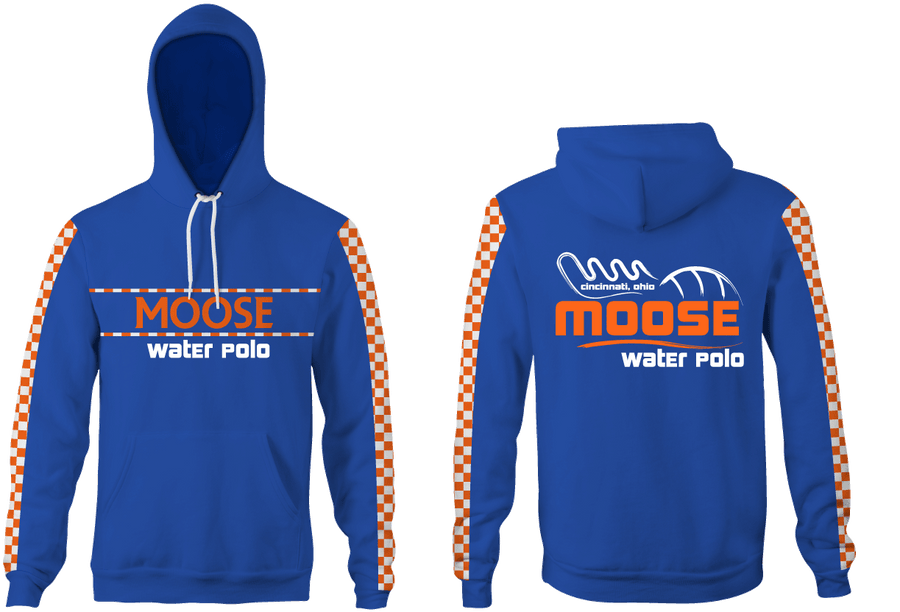 Moose Water Polo Club Unisex 2022 Blue Hooded Sweatshirt RYTE Sport