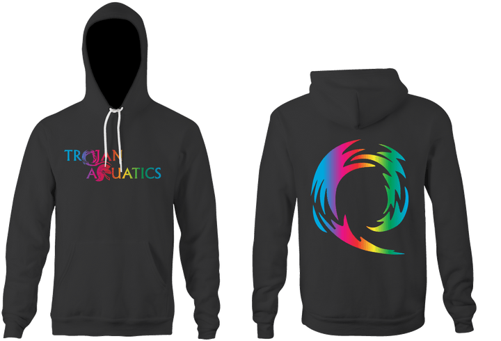 Trojan Aquatics Hoodie Black RYTE Sport
