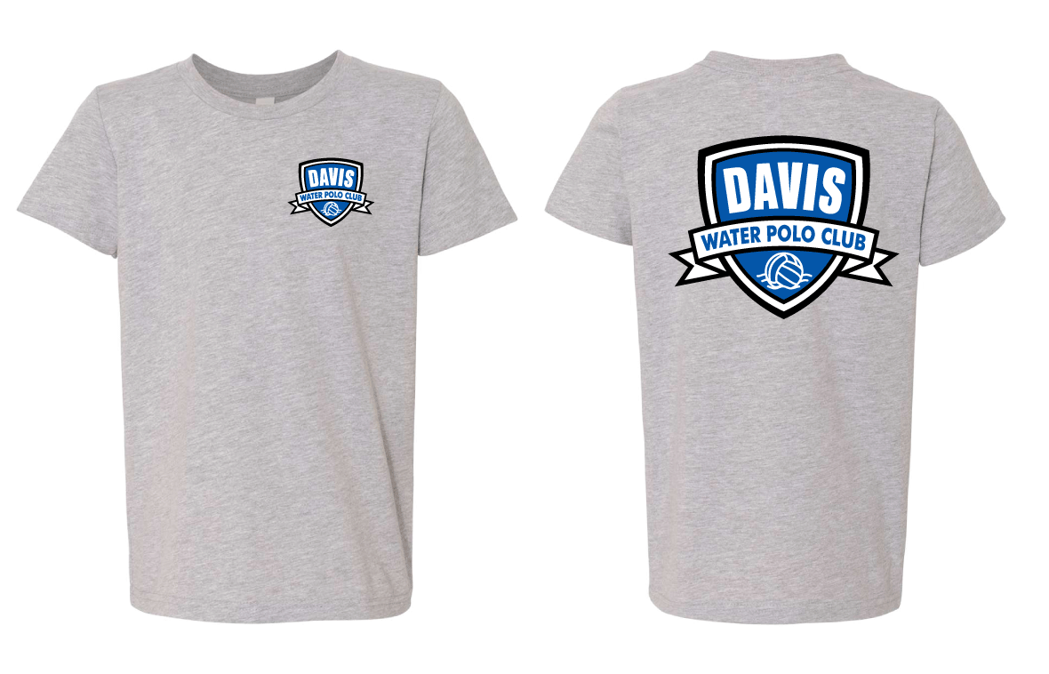 Davis Water Polo Club youth Tee - Heather Gray RYTE Sport