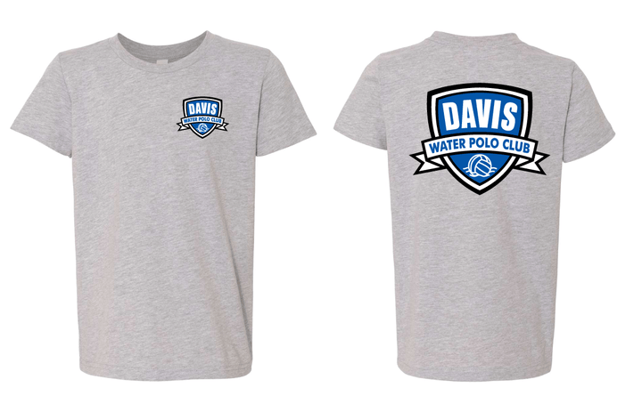 Davis Water Polo Club youth Tee - Heather Gray RYTE Sport