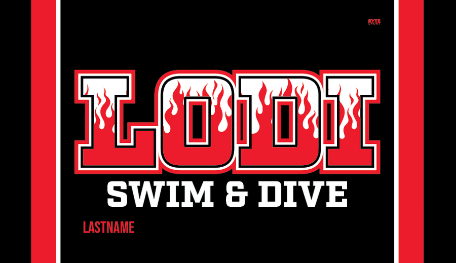 CUSTOM Lodi Swim and Dive Towel 2024