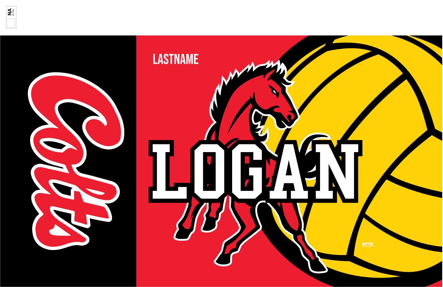 CUSTOM James Logan Water Polo Towel RYTE Sport