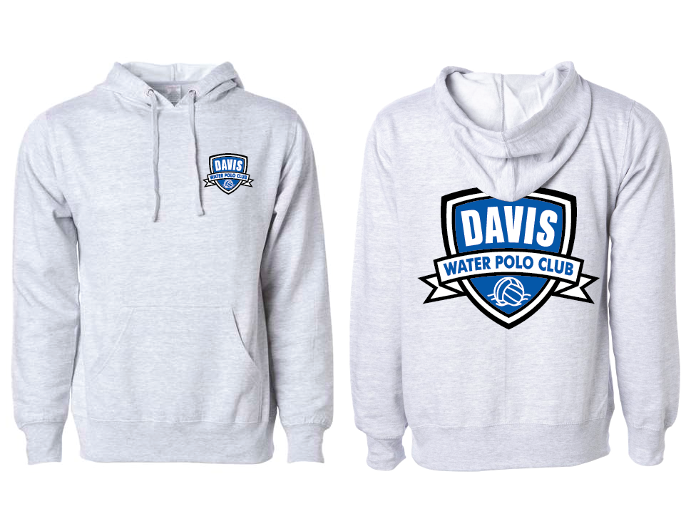 Davis Water Polo Club Hoodie - Heather Grey RYTE Sport