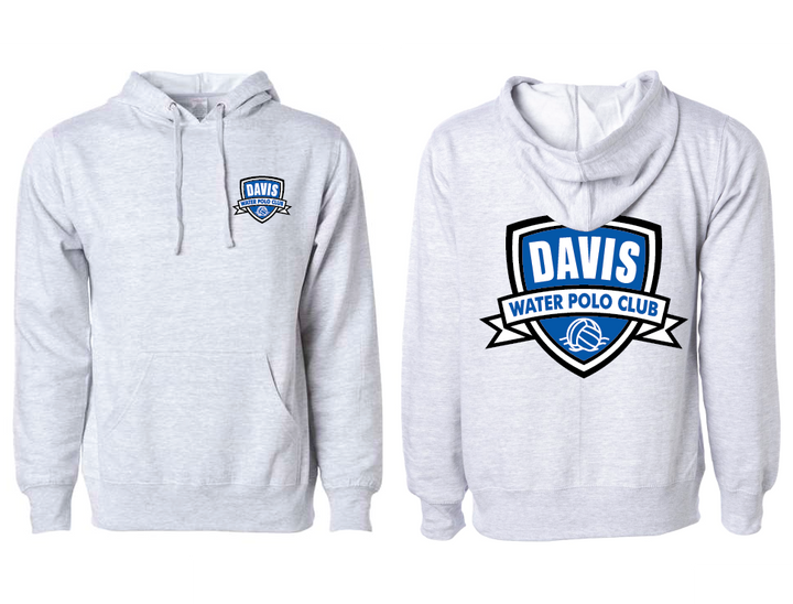 Davis Water Polo Club Hoodie - Heather Grey RYTE Sport
