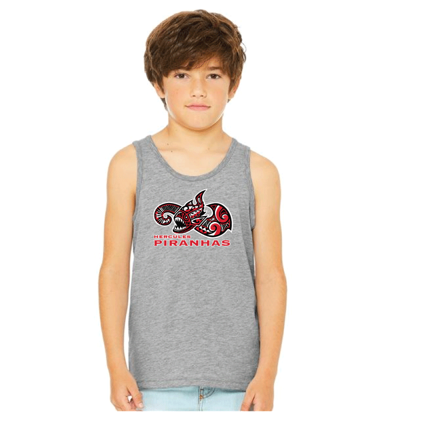 Hercules Youth Tank - Heather Grey RYTE Sport