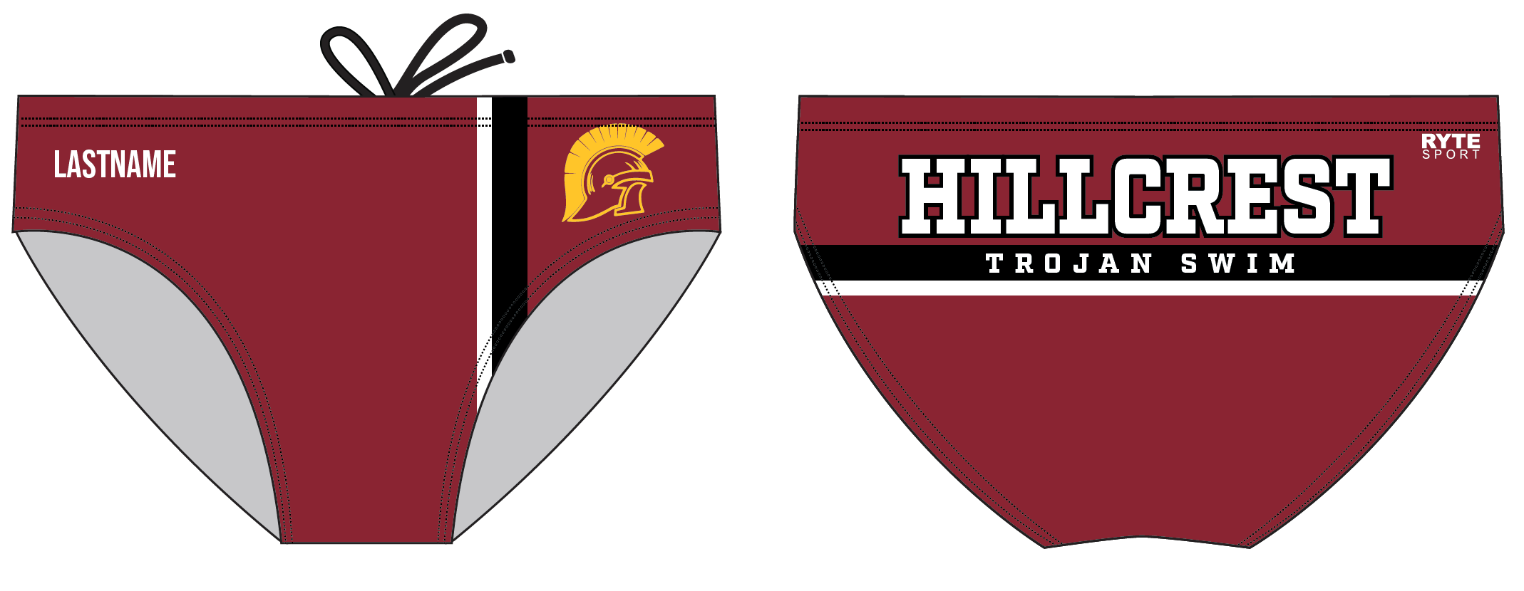CUSTOM Hillcrest Swim Brief 2023 RYTE Sport