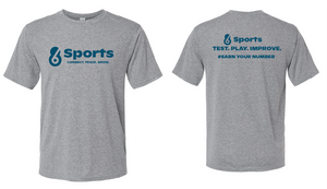 6-8 Earn Your Number - Performance Tee - Gray RYTE Sport