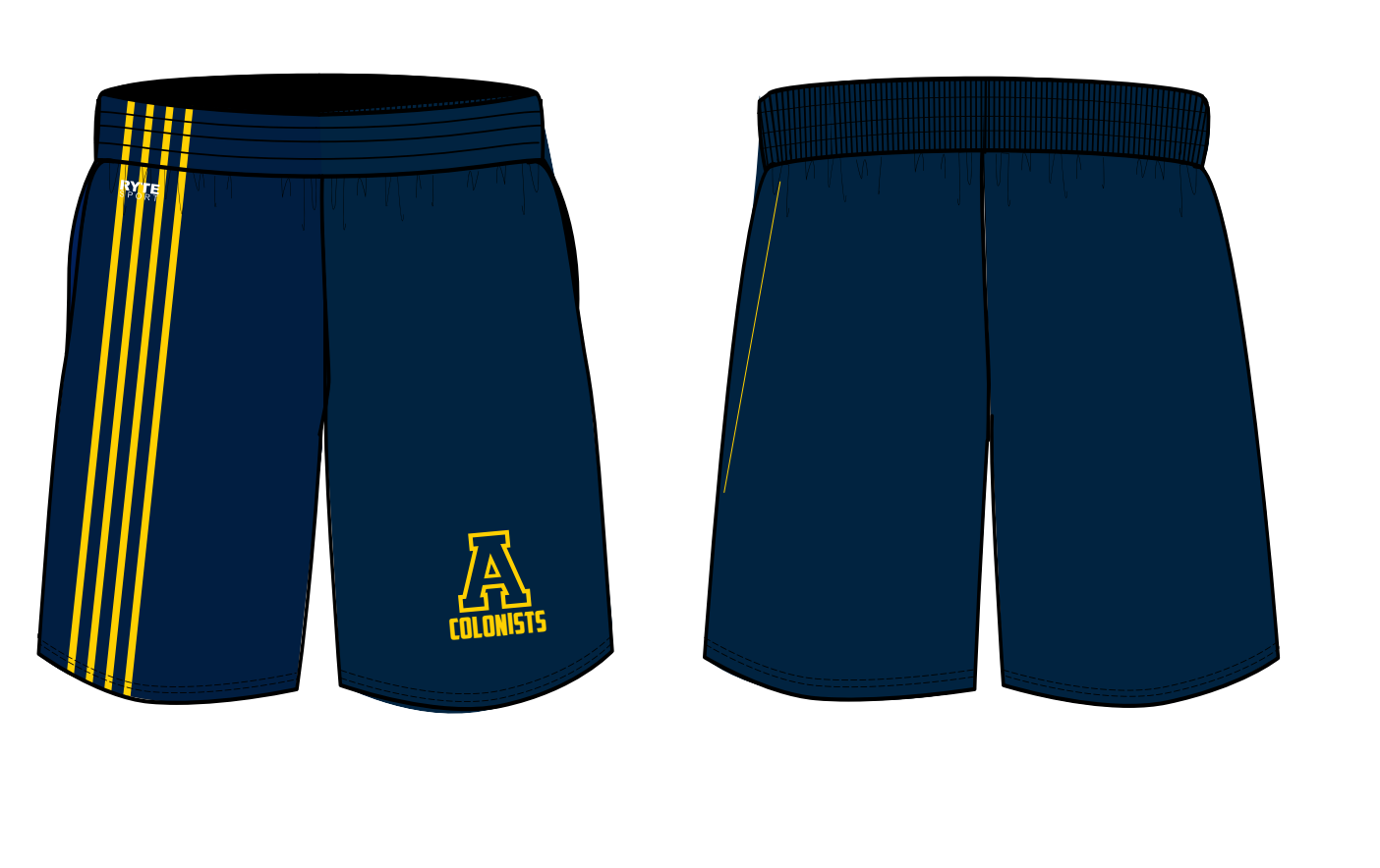 Anaheim High School Swim 2024 Men's Gym Shorts RYTE Sport