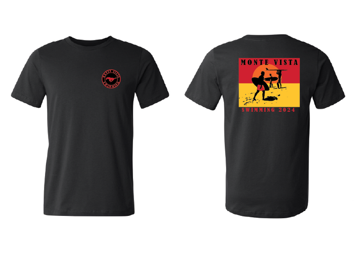 Monte Vista Swim Tee - Black RYTE Sport