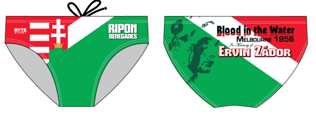 Ripon Renegades 2022 Water Polo Club Men's Briefs RYTE Sport