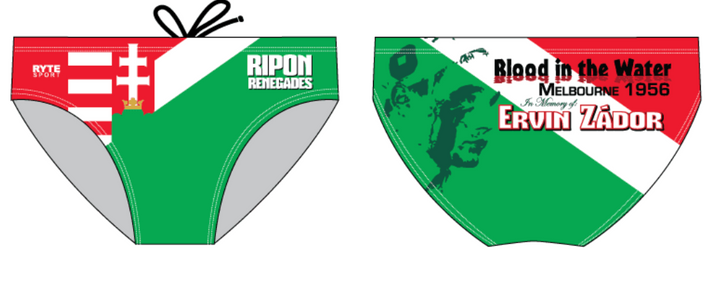 Ripon Renegades 2022 Water Polo Club Men's Briefs RYTE Sport