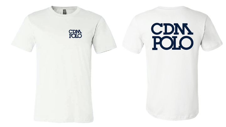 CDM Unsex Adult Water Polo Club Tee - White RYTE Sport