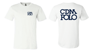 CDM Unsex Adult Water Polo Club Tee - White
