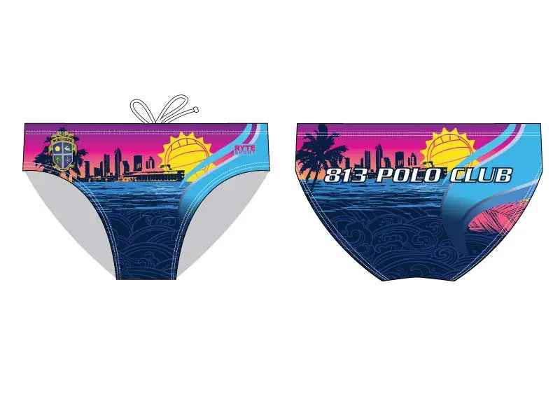 813 Water Polo Club Custom Mens Water Polo Suit RYTE Sport