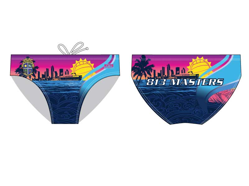 813 Masters Custom Men's Water Polo Suit RYTE Sport