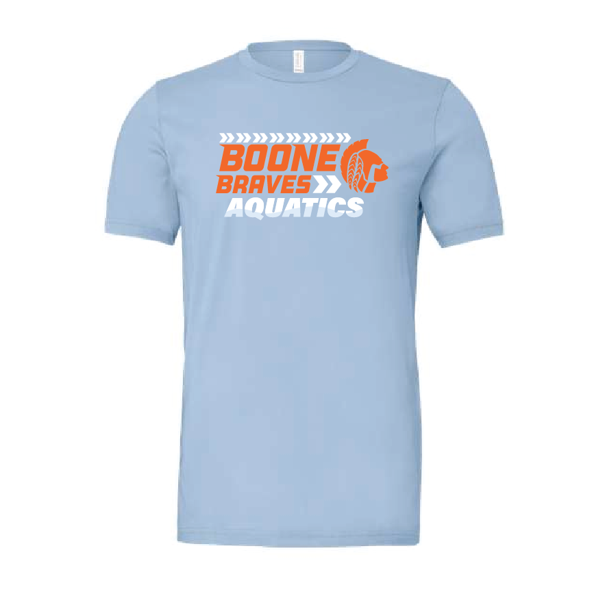Boone Aquatics Unisex Tee - Baby Blue RYTE Sport