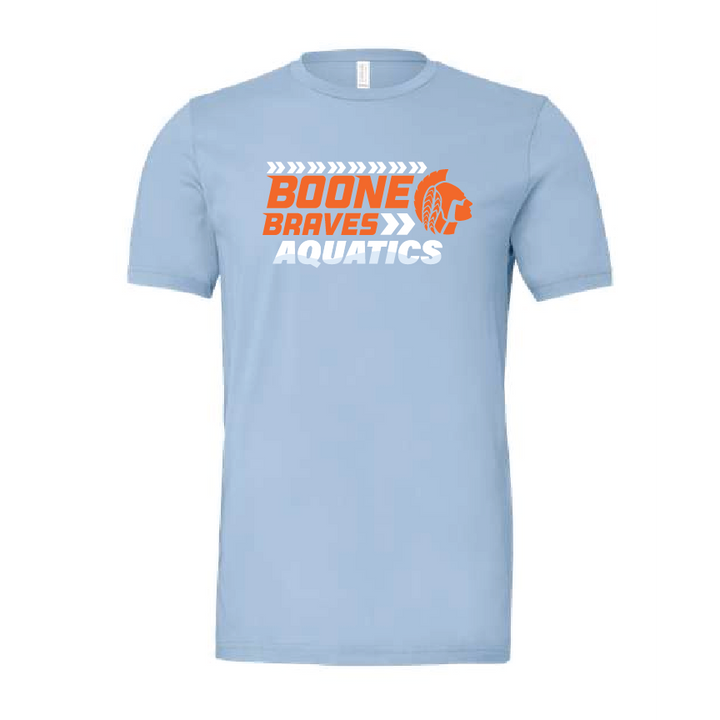 Boone Aquatics Unisex Tee - Baby Blue RYTE Sport