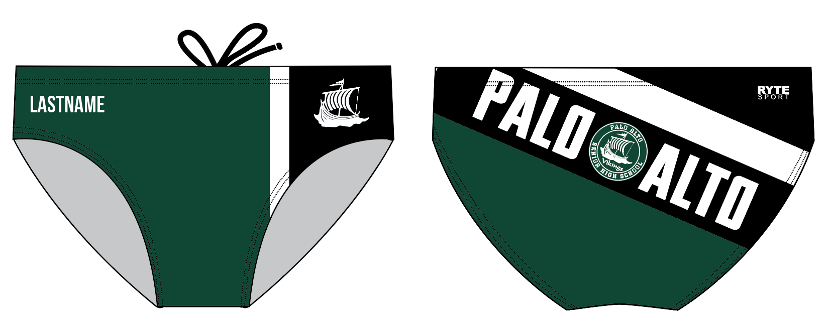 CUSTOM Palo Alto Swim Brief RYTE Sport