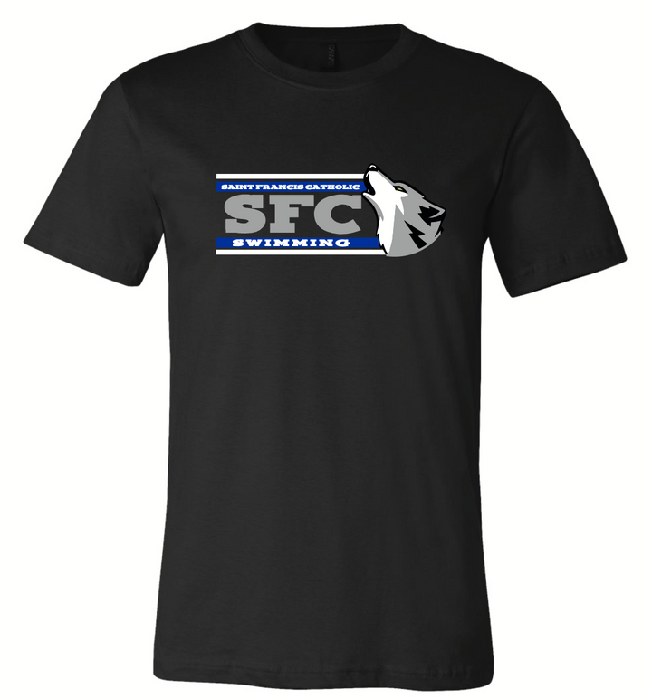 Saint Francis Catholic Academy Swim 2021 T-Shirt RYTE Sport