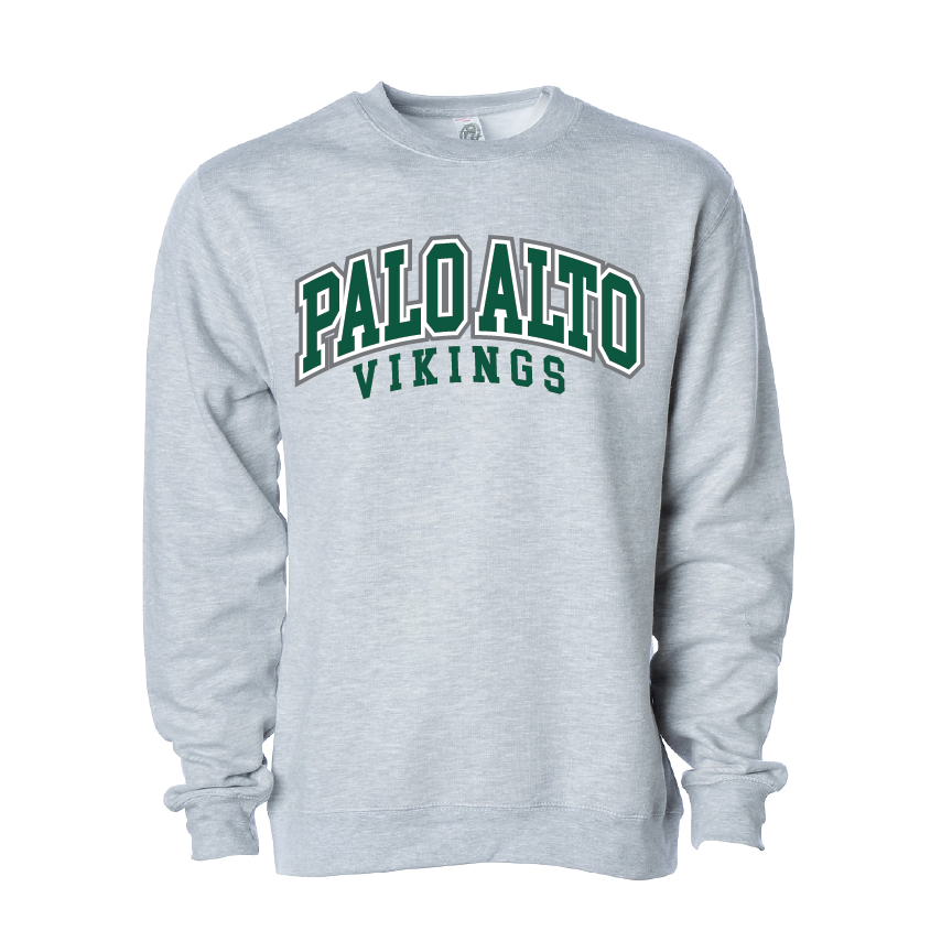 Palo Alto Crewneck - Heather Grey RYTE Sport