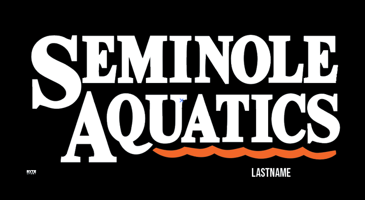 CUSTOM Seminole Aquatics Towel - Personalized RYTE Sport