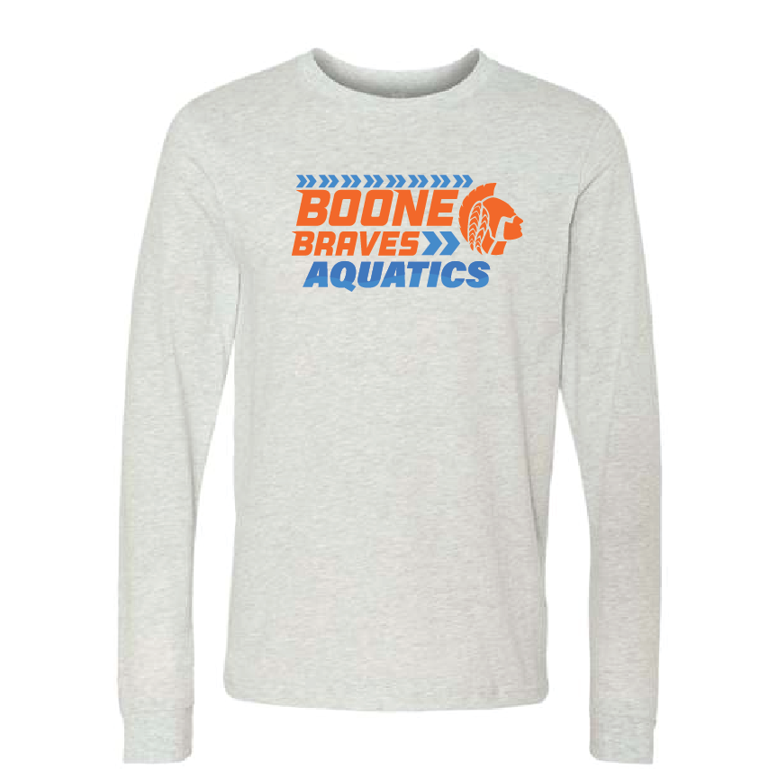 Boone Aquatics Unisex Long Sleeve - Ash RYTE Sport
