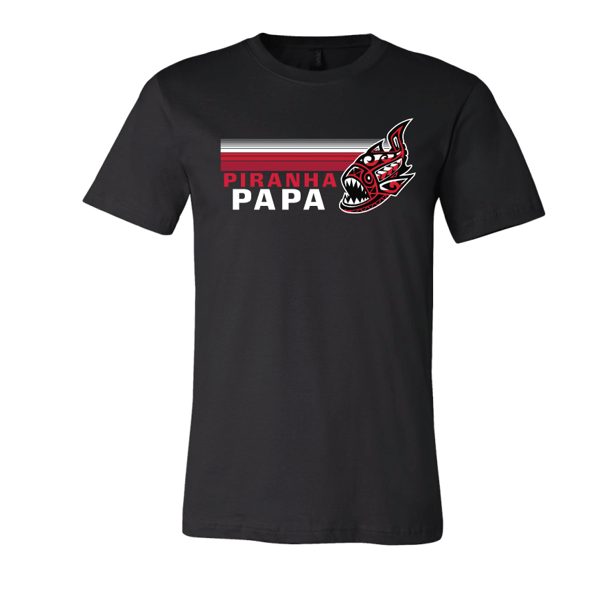 Hercules Papa Pirhana Tee - Black RYTE Sport