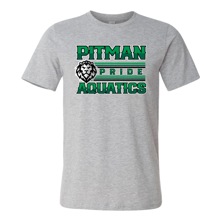 Pitman Swim Tee Shirt - Heather Gray RYTE Sport