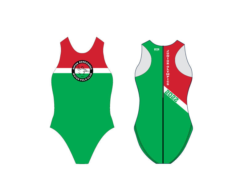Renegades JO Team Zip Up Water Polo Suit RYTE Sport