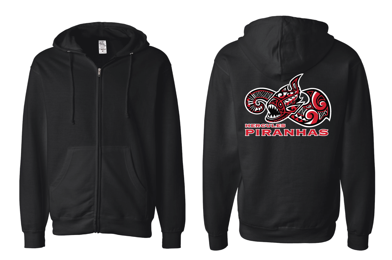 Hercules Zip Hoodie - Black RYTE Sport