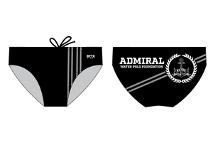 Admiral Water Polo Foundation 2019 Custom Men's Water Polo Brief - Personalized RYTE Sport