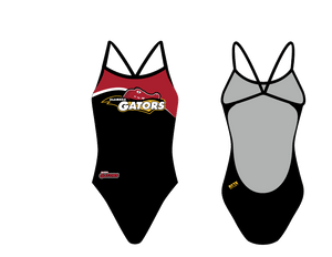 Alameda Gators Open Back Thin Strap Swimsuit